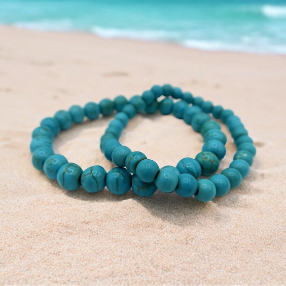 Natural Turquoise Bracelet - Picture 2 of 11